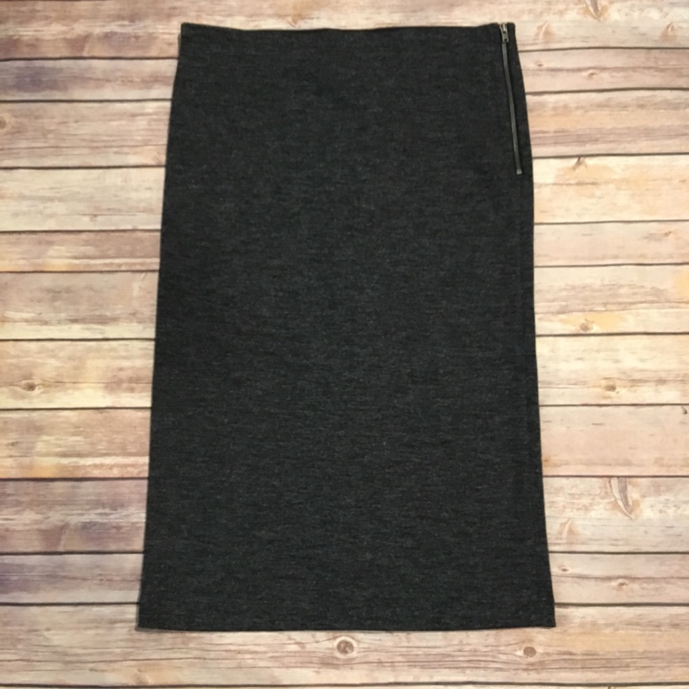 🎈Loft Grey Stretch Waist Pencil Skirt